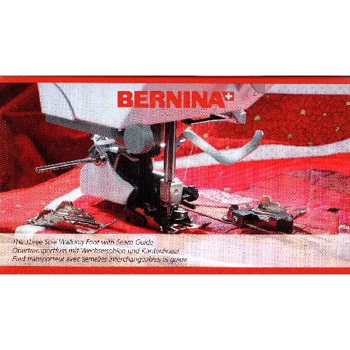 Bernina Genuine #50 Three Sole Walking Foot with Seam Guide New Style