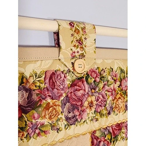 FROSTED ROSES Embroidered Wall Hanging - Image 10