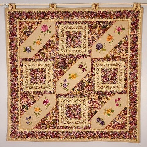 FROSTED ROSES Embroidered Wall Hanging - Image 13