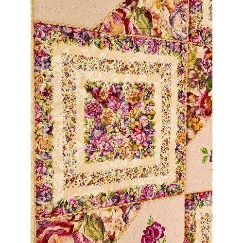 FROSTED ROSES Embroidered Wall Hanging - Image 2