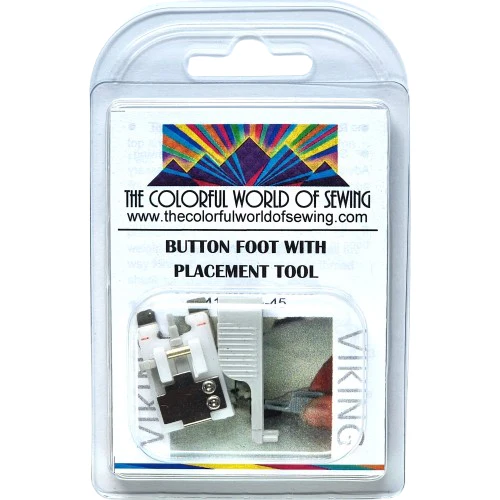 Husqvarna Viking Button Foot with Placement Tool - Image 5