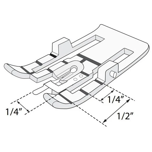 Husqvarna Viking Changeable Quilter's Guide Foot Sole for the Interchangeable Dual Feed Walking Foot - Image 2