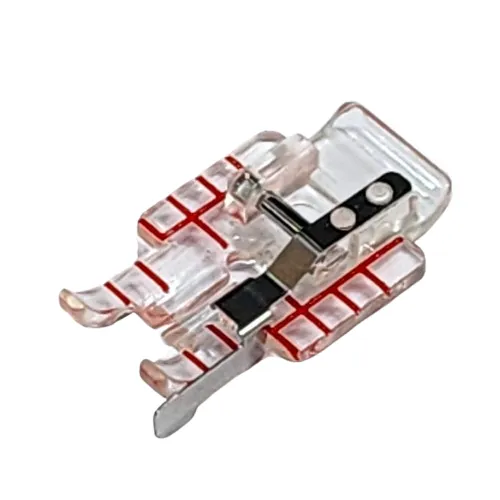 Husqvarna Viking Clear Adjustable 1/4" Piecing Foot with Guide - Image 3