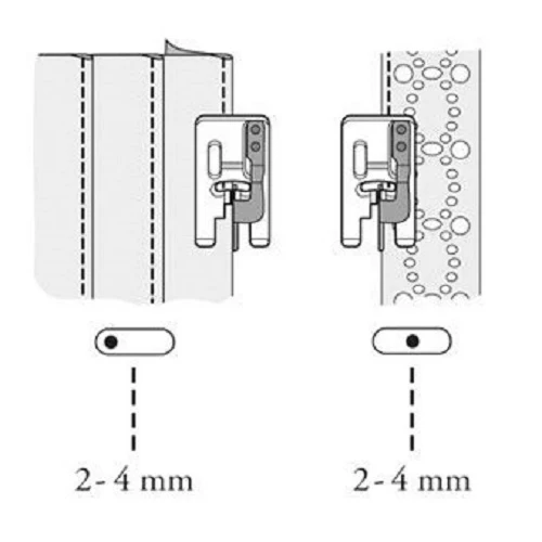 Husqvarna Viking Clear B Edge Joining Foot - Image 6