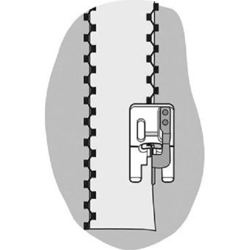 Husqvarna Viking Clear B Edge Joining Foot - Image 7