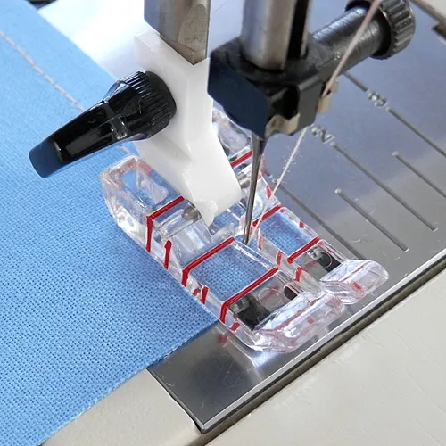 Husqvarna Viking Little Foot Clear 1/4" Quilting Presser Foot - Image 2