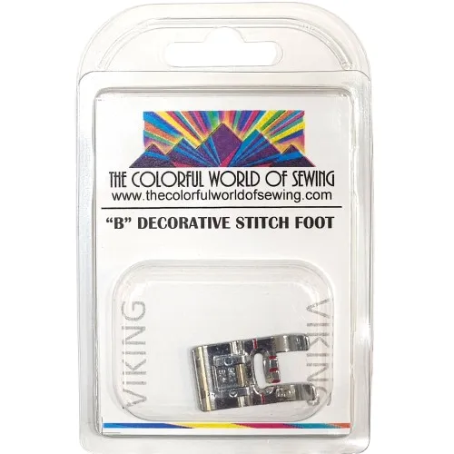 Husqvarna Viking Decorative Stitch Foot "B" - Image 3