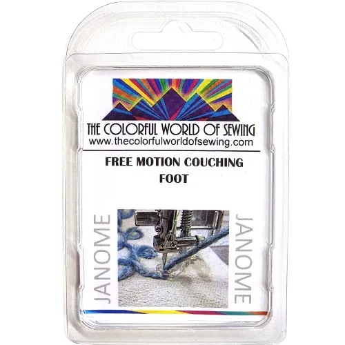 Janome Free Motion Couching Foot High Shank - Image 3