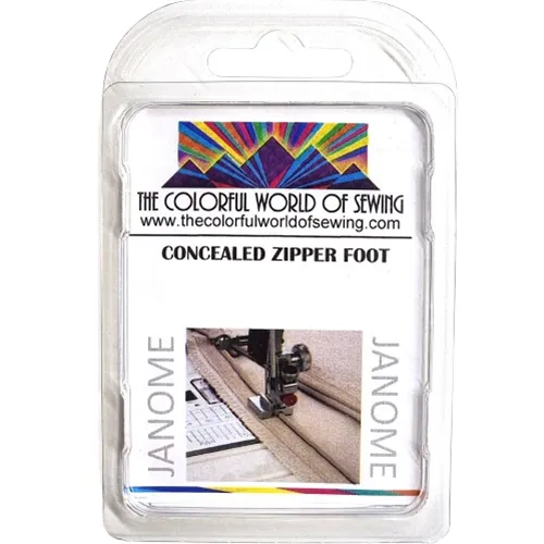 Janome Concealed/Invisible Zipper Foot - Image 4
