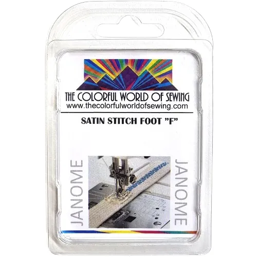 Janome Satin Stitch Foot "F" - Image 4