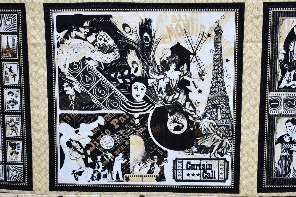 JAZZ AGE Musical Quilted Wall Hanging/Throw - Image 5