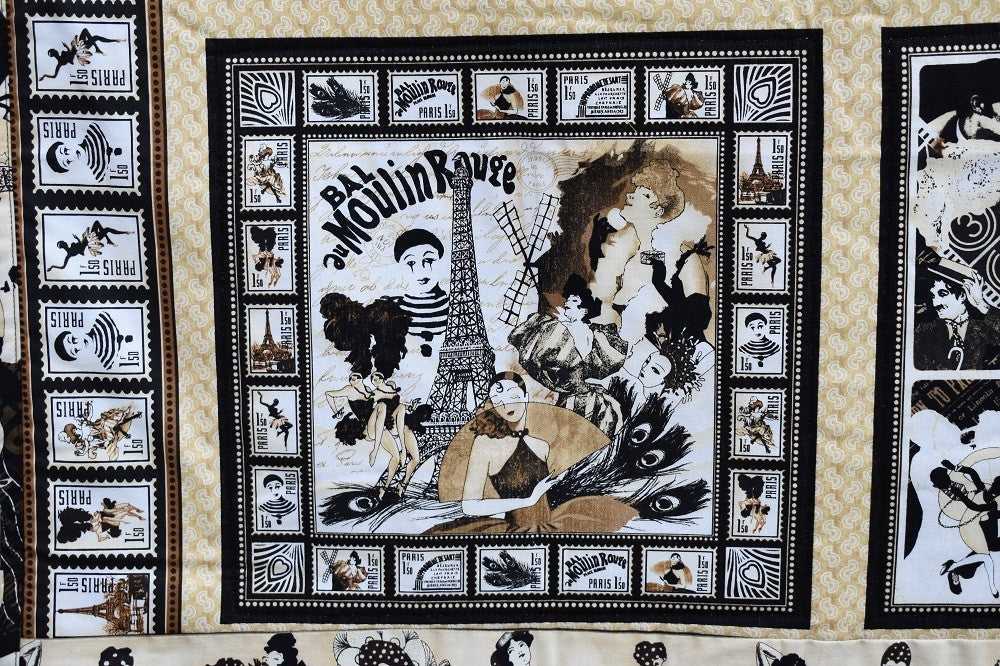 JAZZ AGE Musical Quilted Wall Hanging/Throw - Image 6