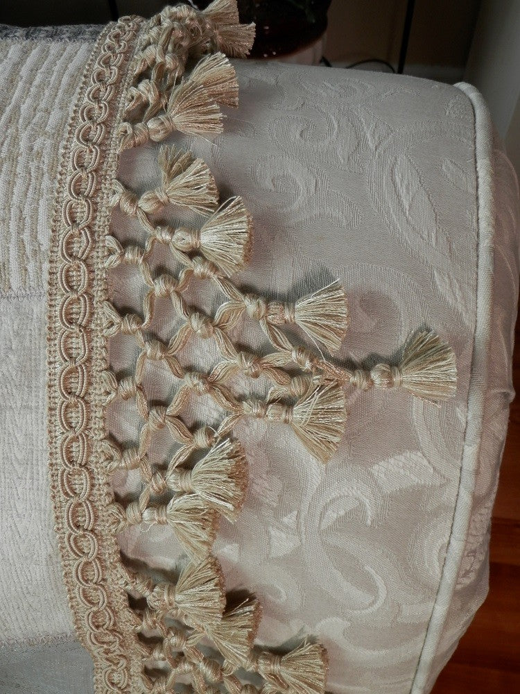 NEUTRAL TONES Home Decorator Throw with Tassel Trim - Image 6
