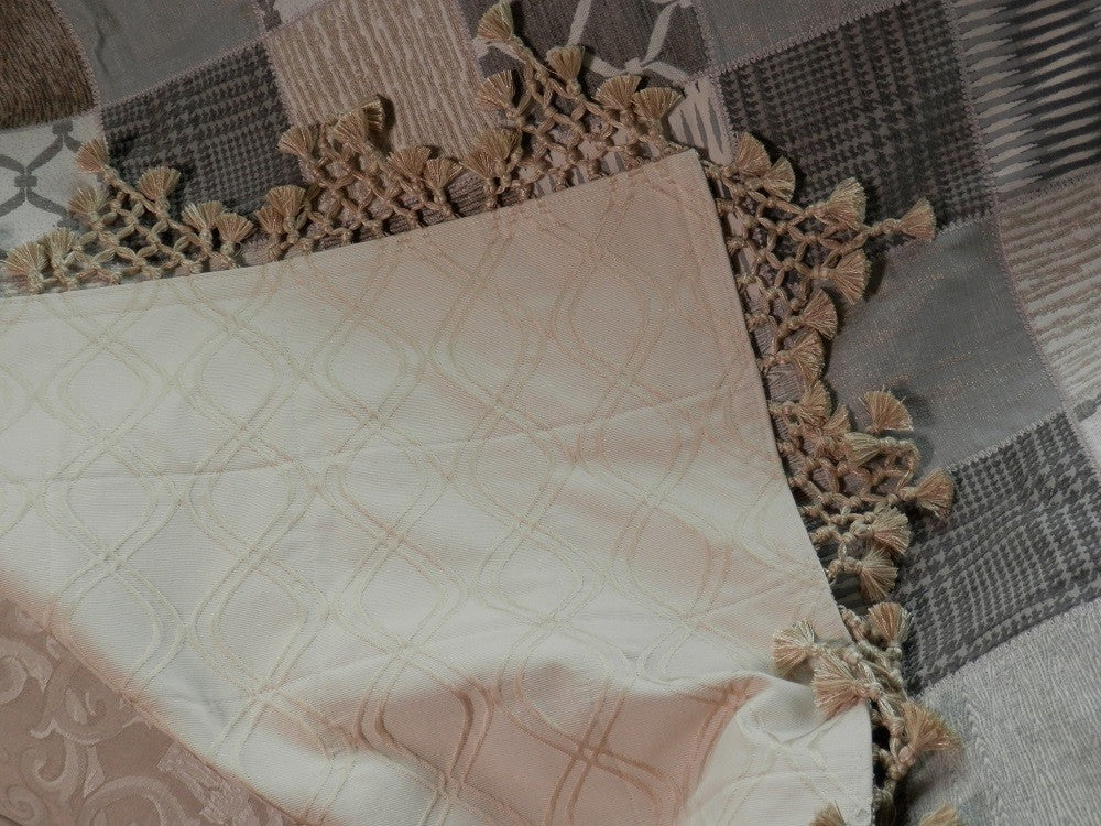 NEUTRAL TONES Home Decorator Throw with Tassel Trim - Image 8
