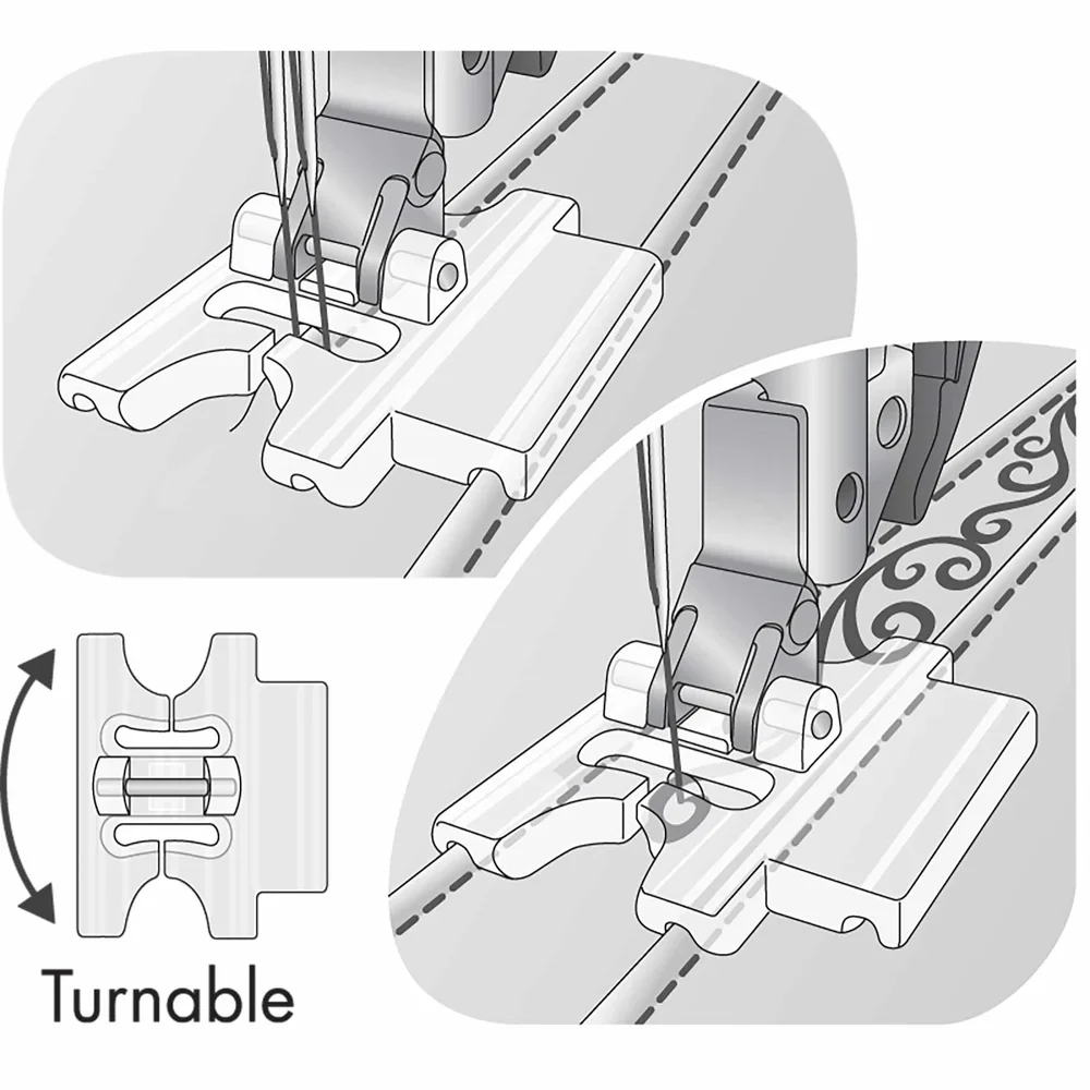 Pfaff Pintuck Foot with Decorative Stitch Guide - Image 6