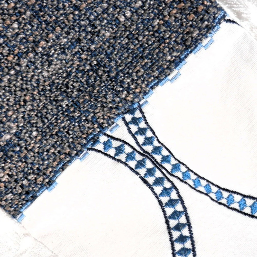 SAMPLES OF BLUE Home Decorator Throw with Tassel Trim - Image 6