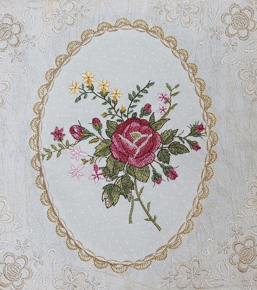 SPLENDID HOLIDAY II Embroidered Wall Hanging/Throw - Image 4
