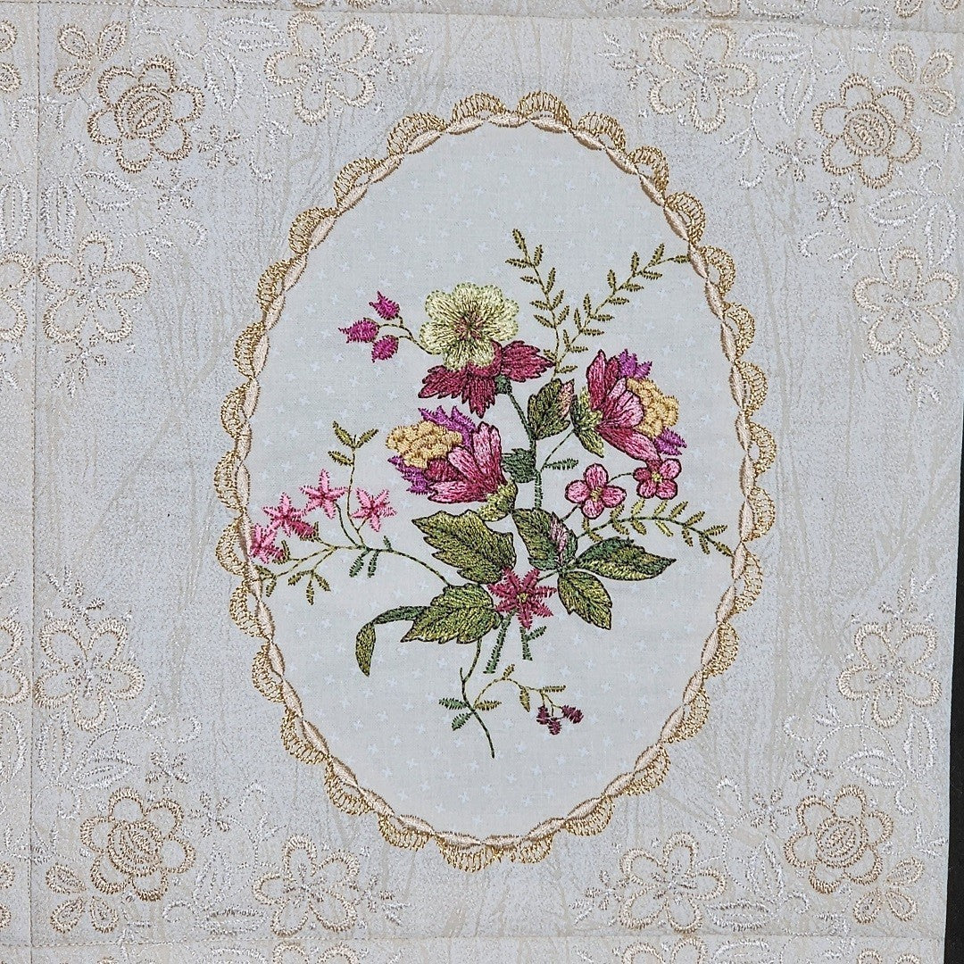 SPLENDID HOLIDAY II Embroidered Wall Hanging/Throw - Image 6